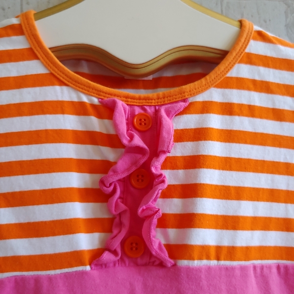 Boutique Fall Holiday Pumpkin Patch Dress Girls Size 7 (3XL) - Picture 2 of 9